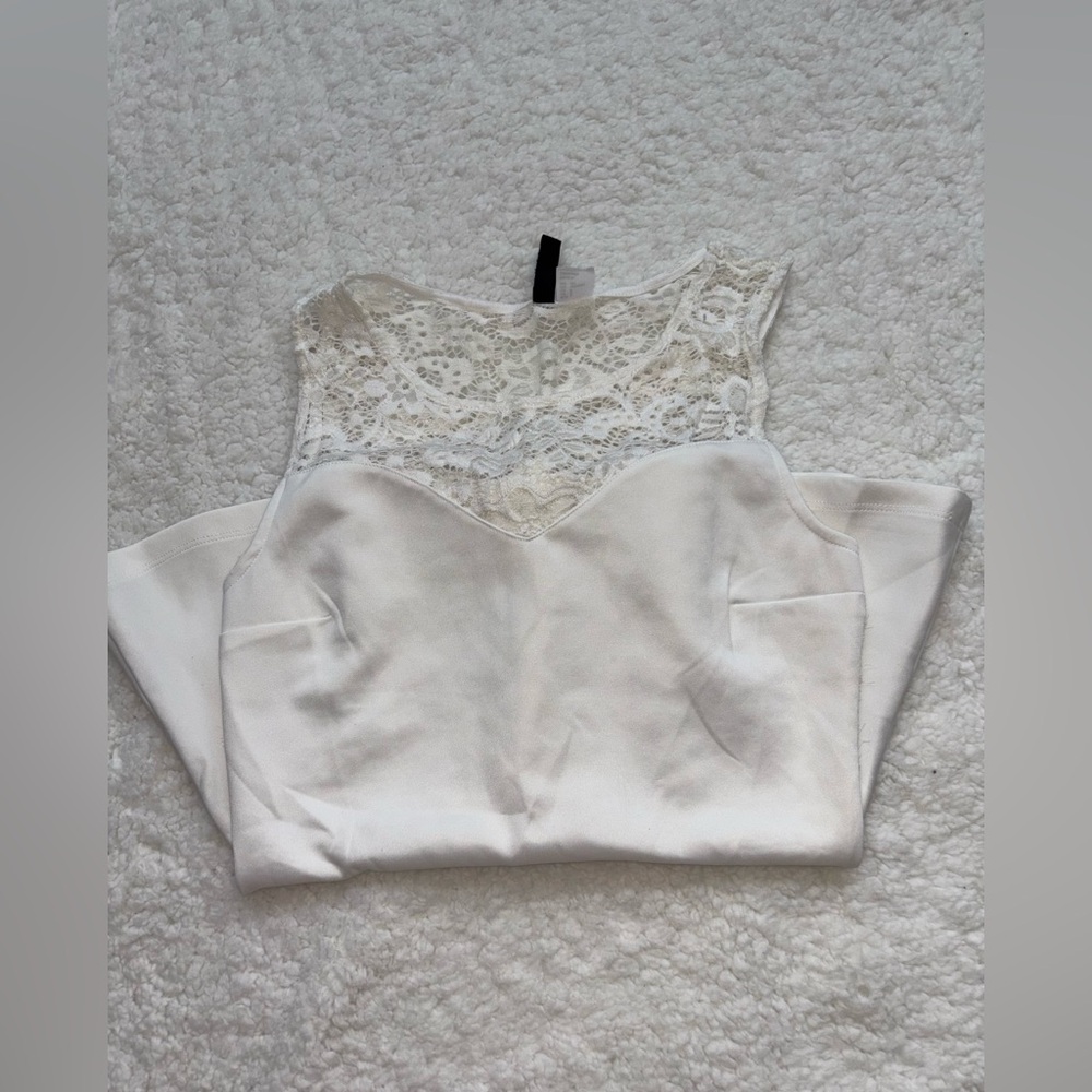 Elegant White Lace Top